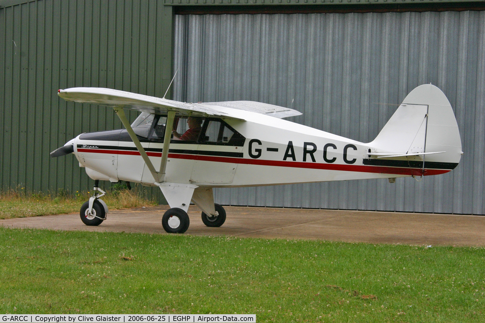 G-ARCC, 1956 Piper PA-22-150 Tri-Pacer C/N 22-4006, Ex: N4853A>G-ARCC. De-registered see http://tinyurl.com/6f4the2