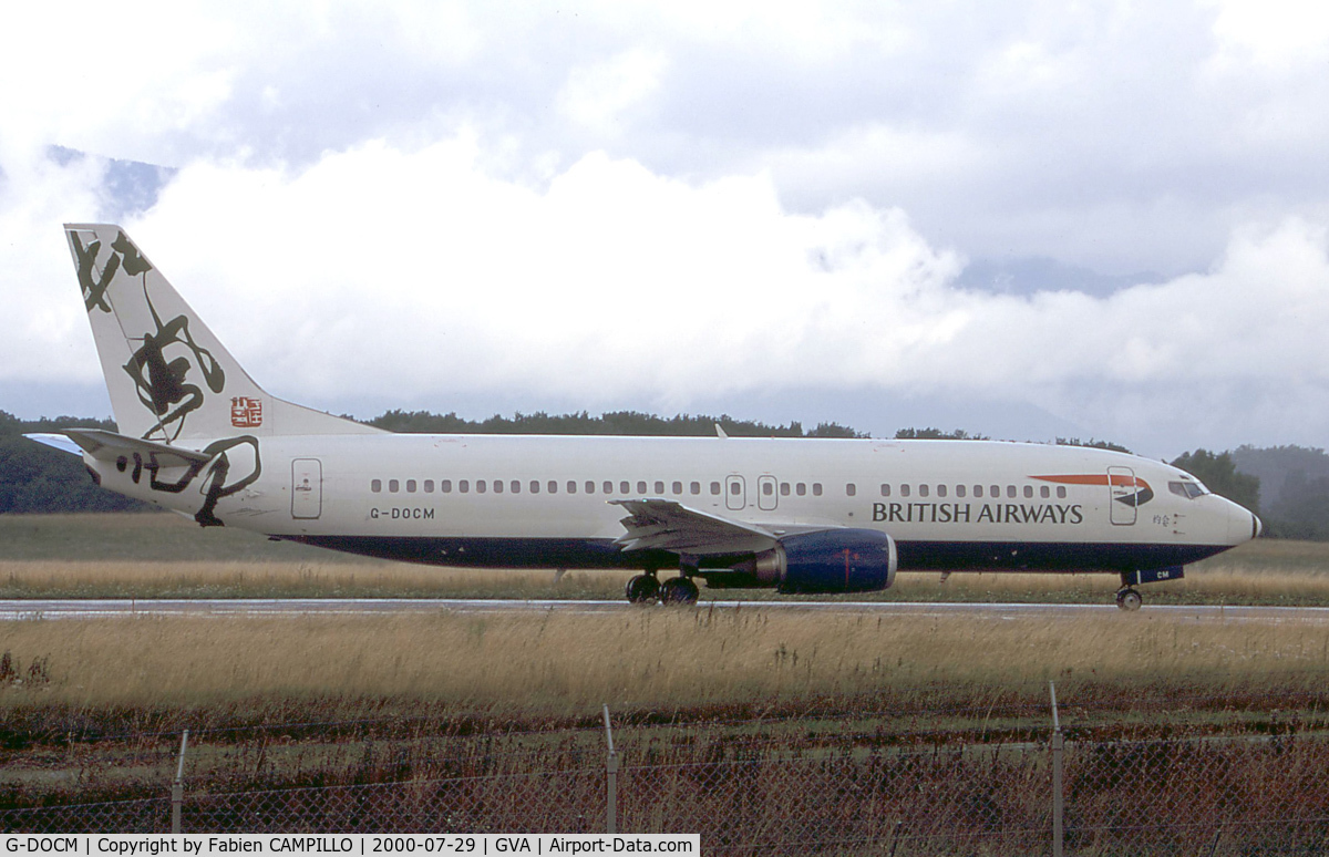 G-DOCM, 1992 Boeing 737-436 C/N 25843, British Airways