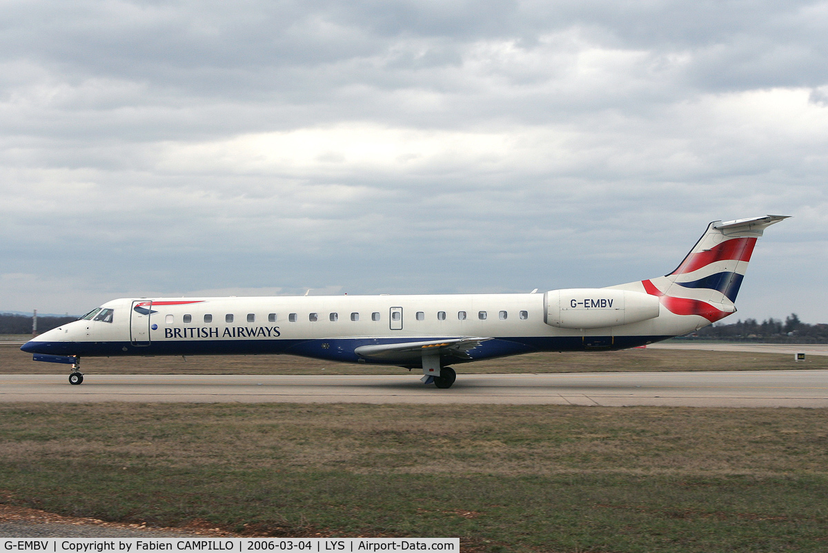 G-EMBV, 2001 Embraer EMB-145EU (ERJ-145EU) C/N 145482, British Regional Airlines