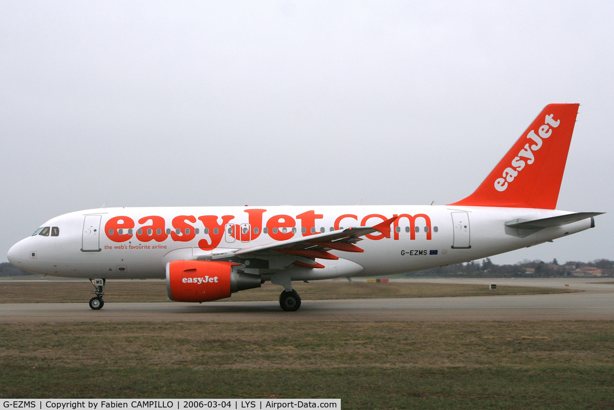 G-EZMS, 2004 Airbus A319-111 C/N 2378, EasyJet
