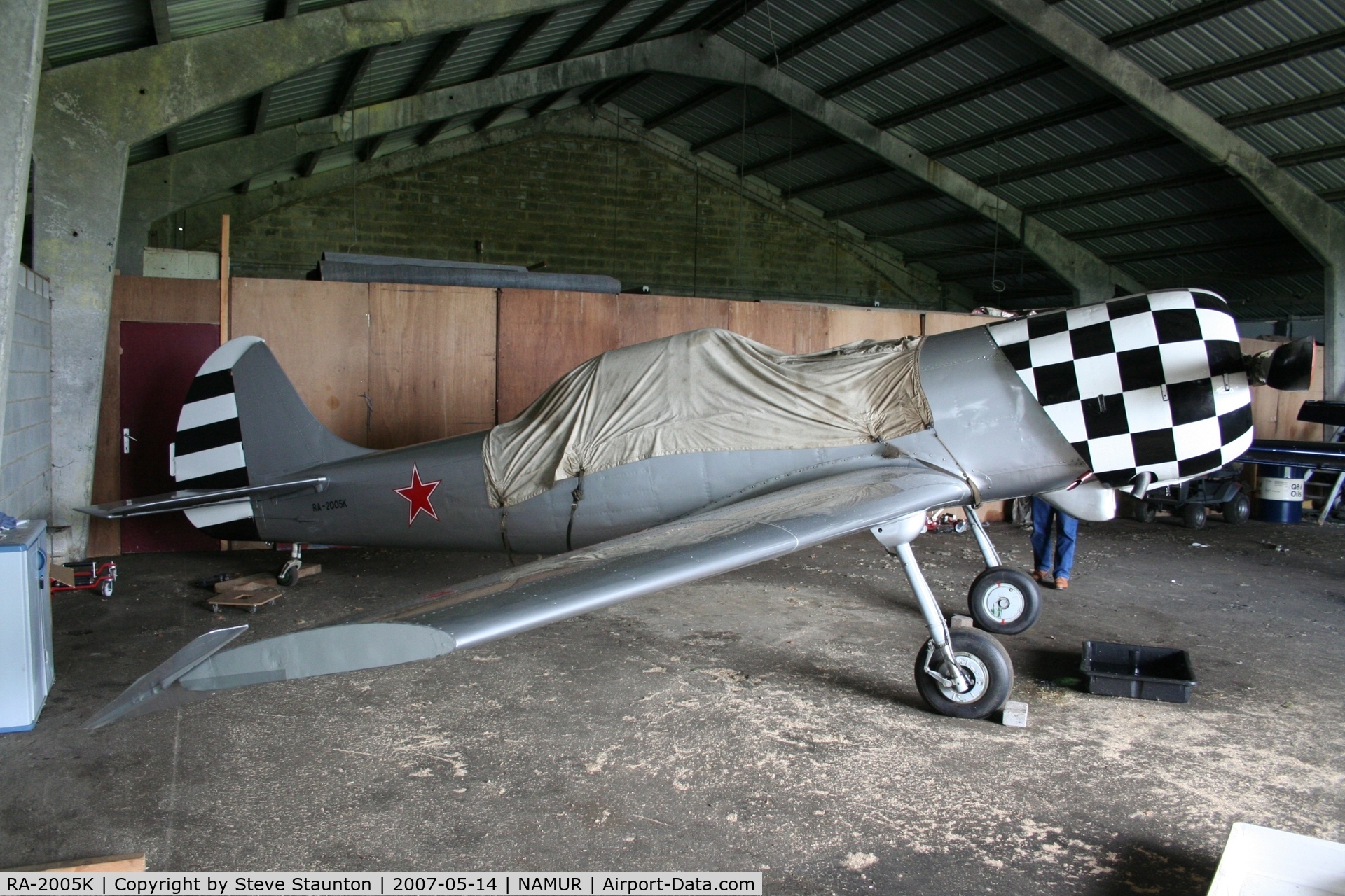 RA-2005K, Yakovlev Yak-50 C/N 801807, Taken on an Aeroprint tour @ Namur