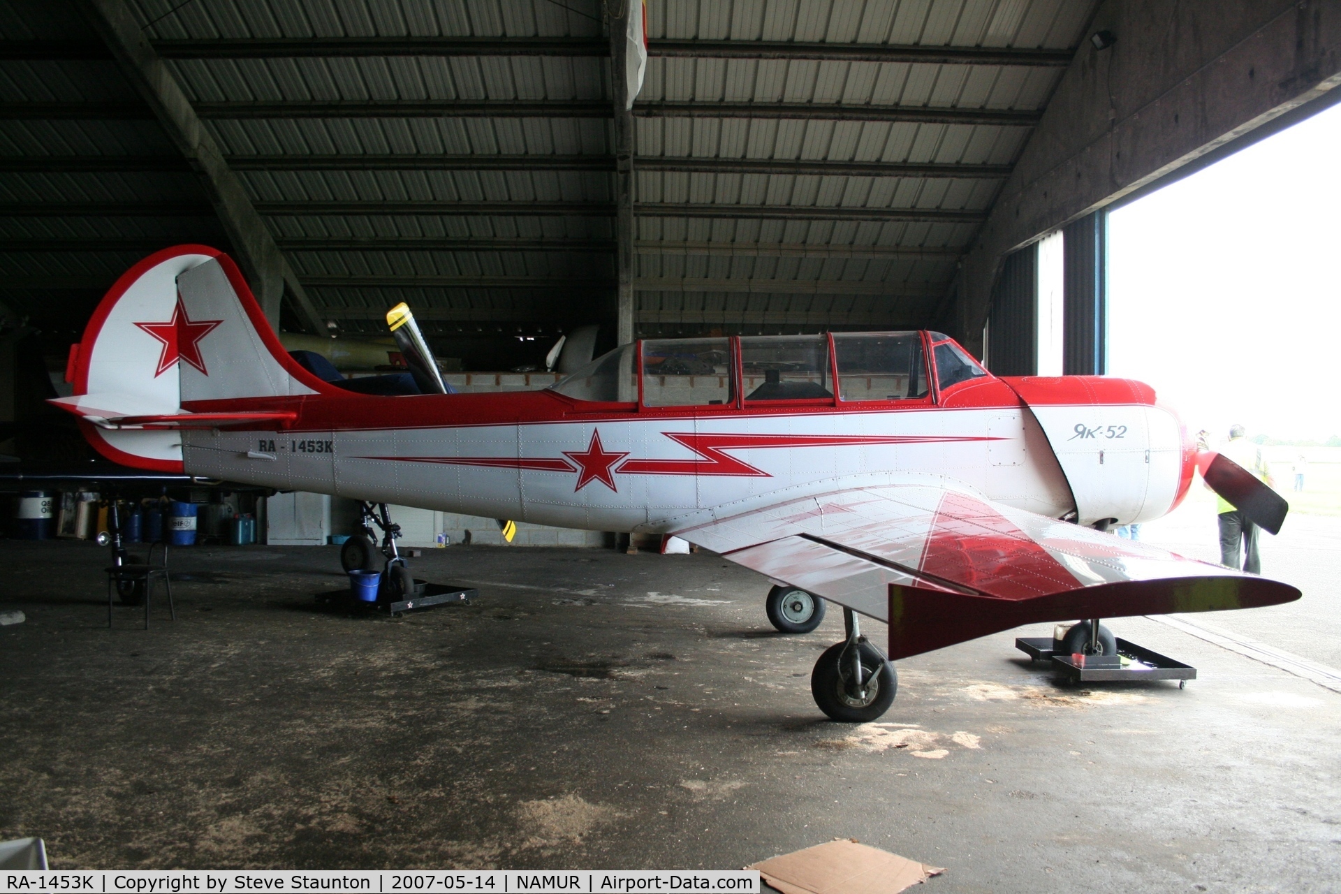 RA-1453K, Yakovlev Yak-52 C/N 899409, Taken on an Aeroprint tour @ Namur
