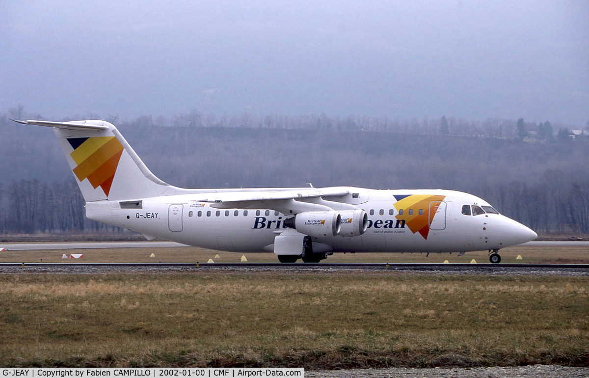 G-JEAY, 1989 British Aerospace BAe.146-200 C/N E2138, British European