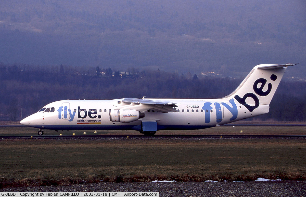 G-JEBD, 1991 British Aerospace BAe.146-300 C/N E3191, FlyBe