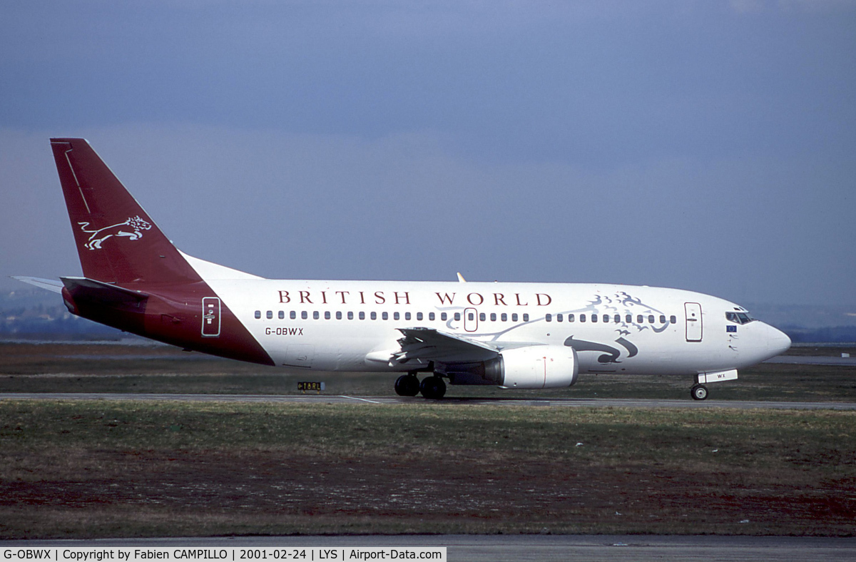 G-OBWX, 1988 Boeing 737-3Y0 C/N 24255, British World