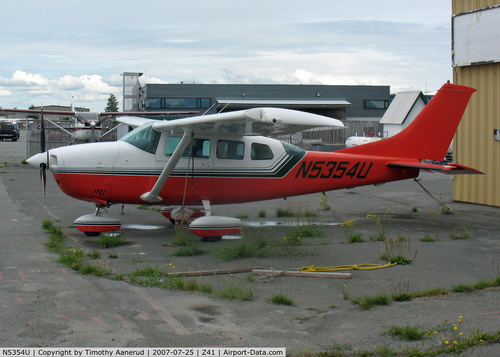 N5354U, 1979 Cessna U206G Stationair C/N U20605235, Tied down by Lake Hood
