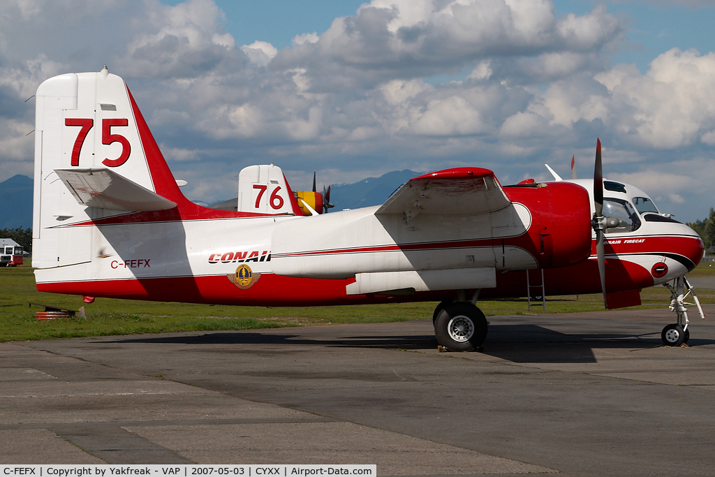 C-FEFX, 1958 Grumman (Conair) S-2 Firecat (G-89) C/N 031 (136618 MSN 527), Conair Firecat