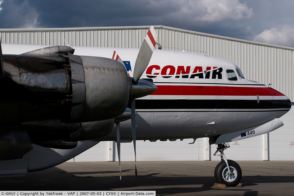 C-GHLY, 1958 Douglas DC-6B (C-118) C/N 45501, Conair DC6