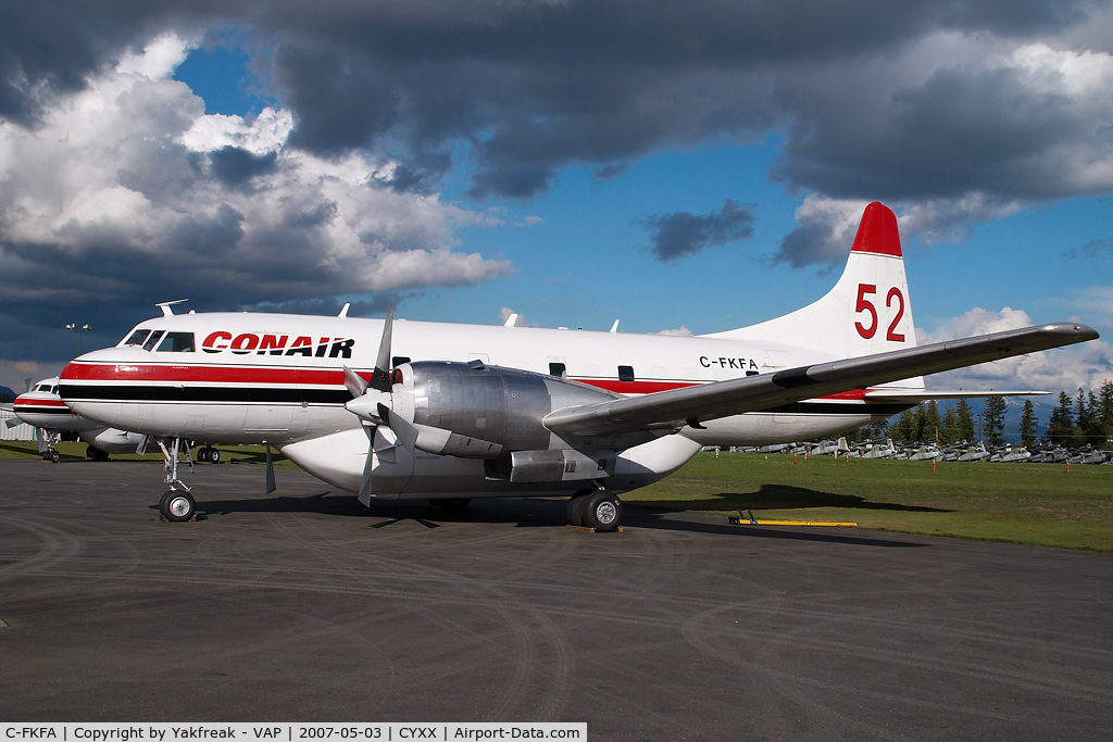 C-FKFA, 1953 Convair 580 C/N 100, Conair Convair 580