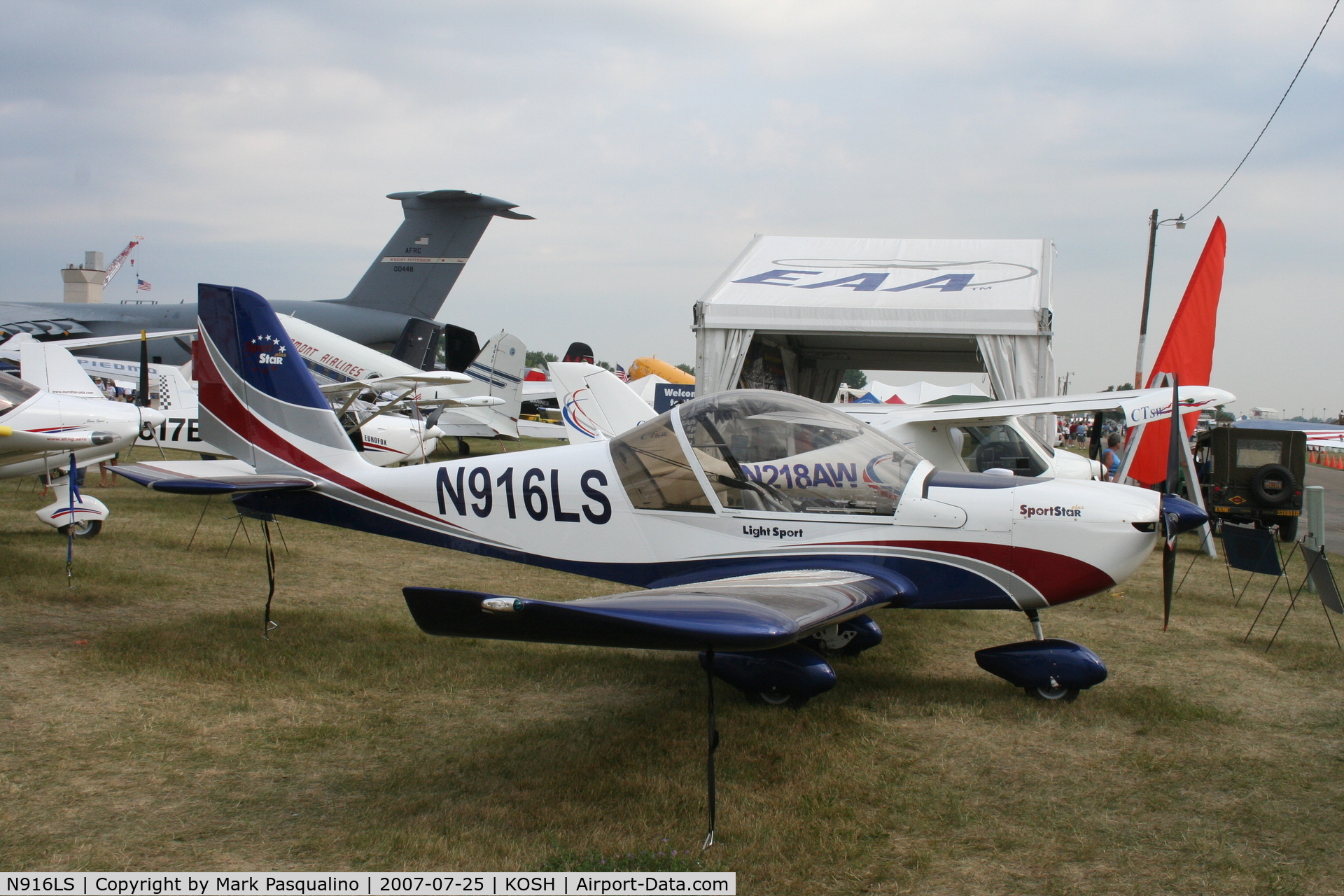 N916LS, 2007 Evektor-Aerotechnik Sportstar Plus C/N 20070916, Sportstar Plus