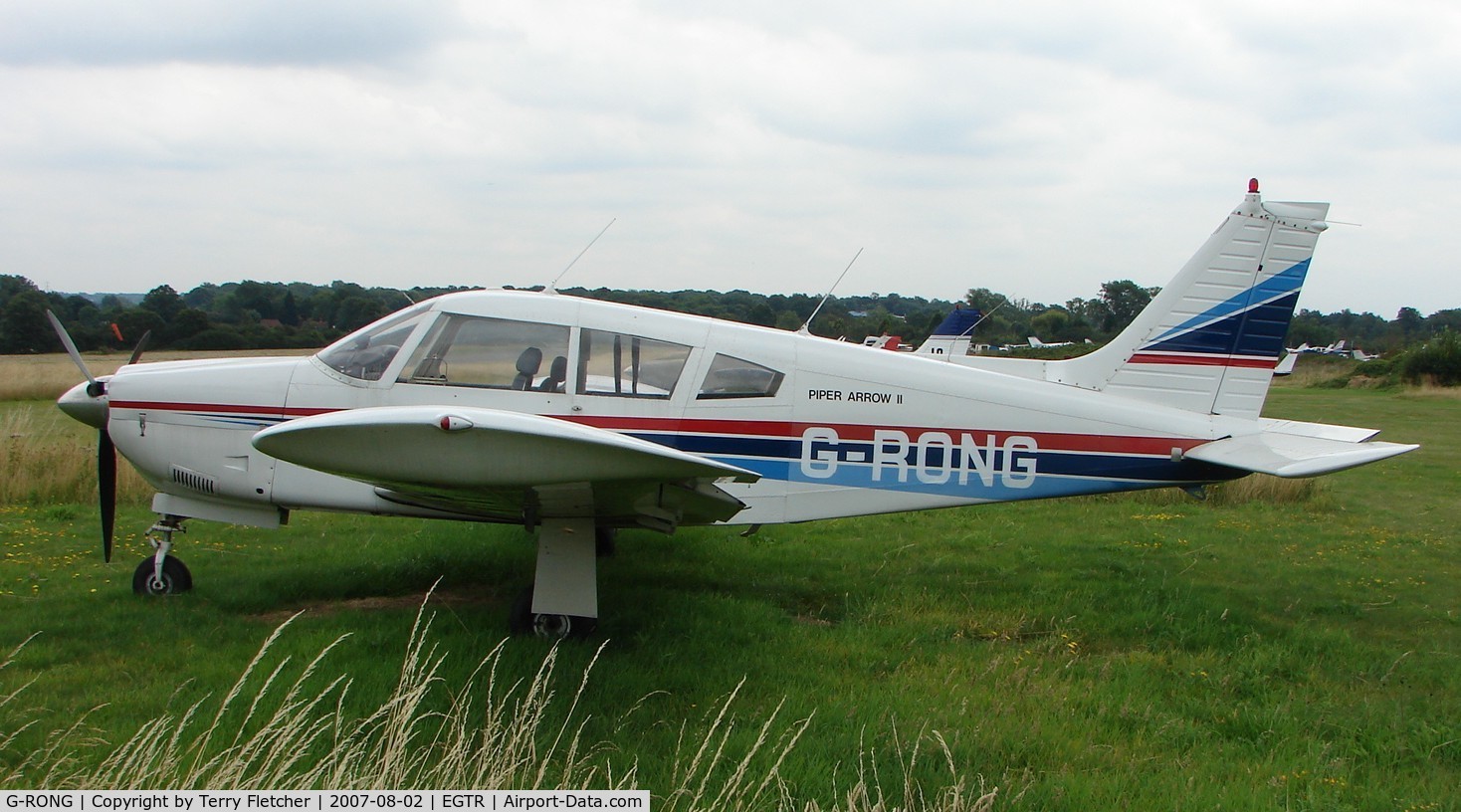 G-RONG, 1973 Piper PA-28R-200 Cherokee Arrow II C/N 28R-7335148, Pa-28R-200