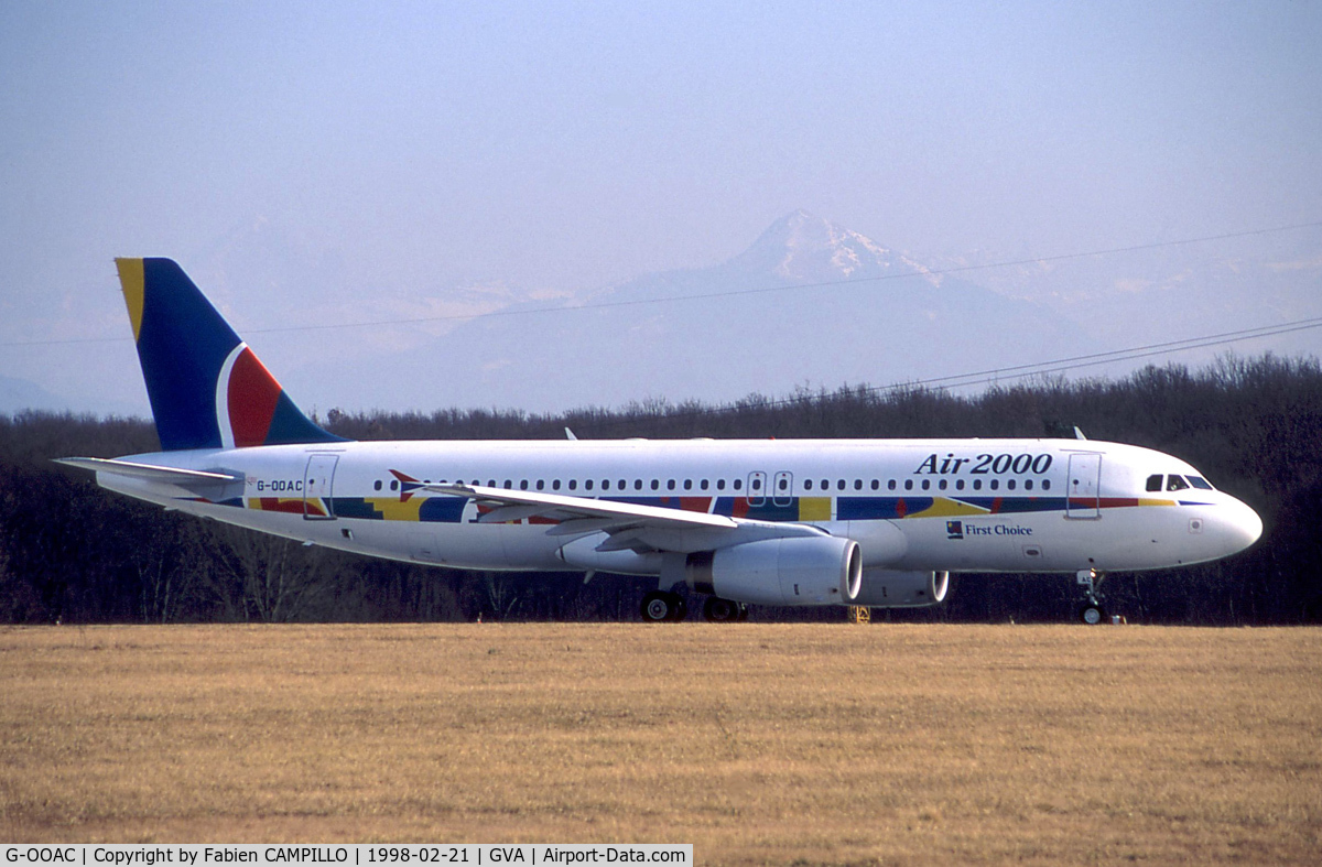 G-OOAC, 1992 Airbus A320-231 C/N 327, Air 2000
