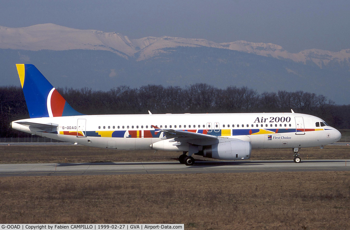 G-OOAD, 1992 Airbus A320-231 C/N 336, Air 2000