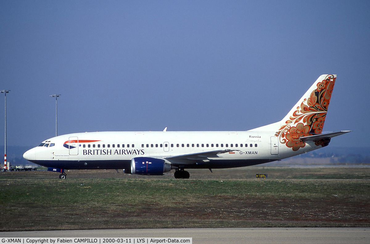 G-XMAN, 1998 Boeing 737-36N C/N 28573, British Airways