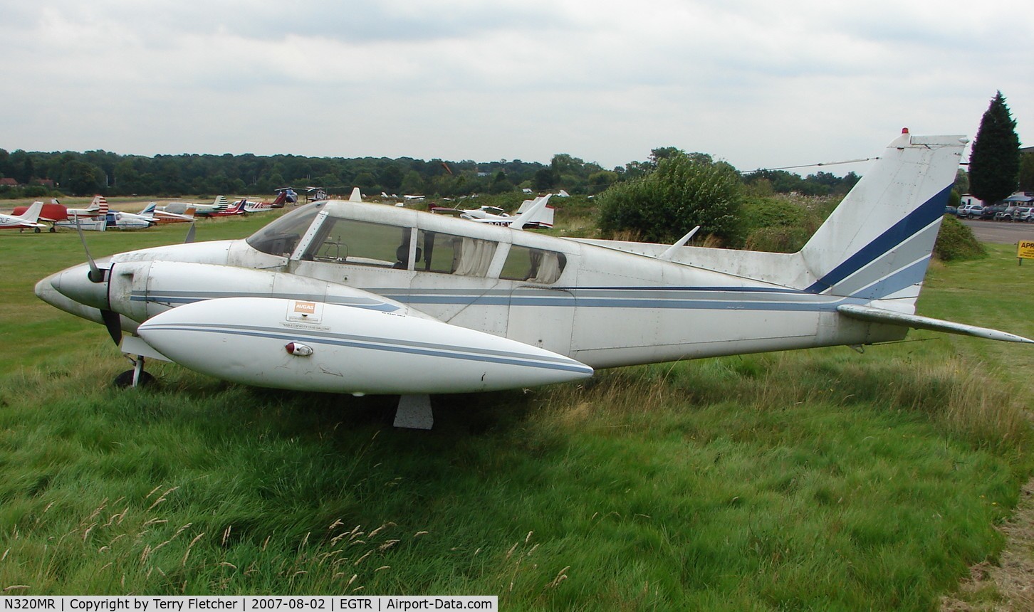 N320MR, 1969 Piper PA-30-160 C Twin Comanche C/N 30-1917, This aircraft is at Elstree UK and no longer wears its N320MR marks