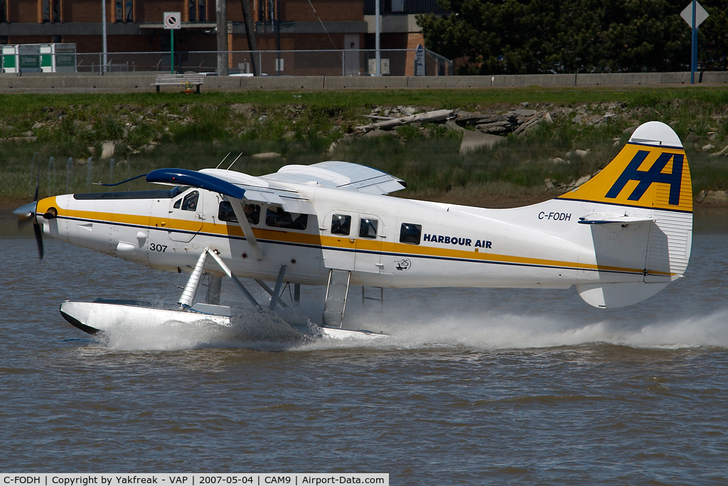 C-FODH, 1952 De Havilland Canada DHC-3T Vazar Turbine Otter Otter C/N 3, Harbour Air Dash 3 Otter