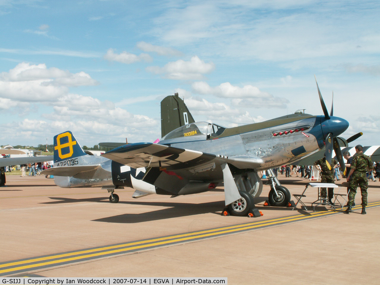 G-SIJJ, 1944 North American P-51D Mustang C/N 122-31894 (44-72035), P-51D/Hangar 11 collection/RIAT Fairford