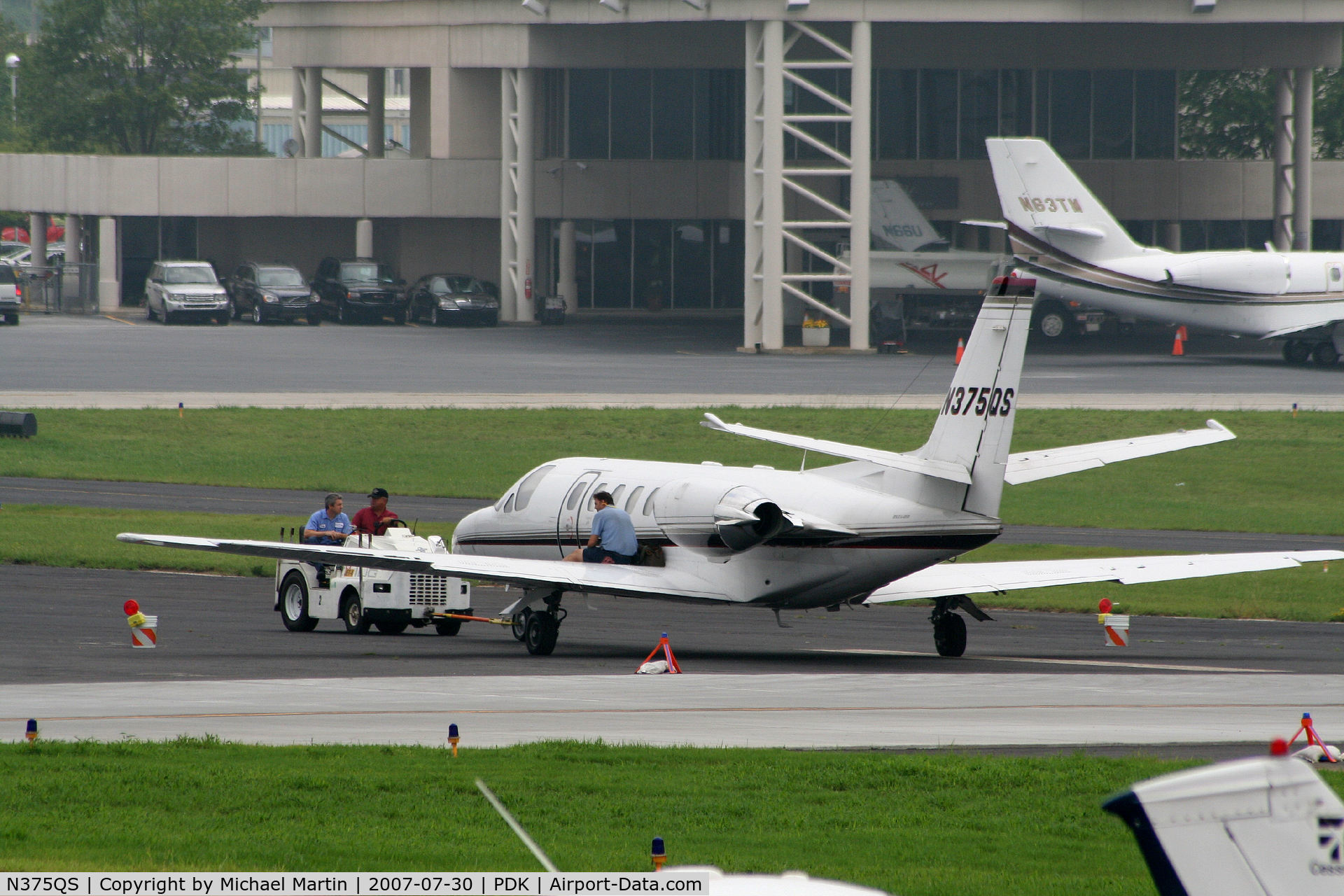 N375QS, 2008 Cessna 680 Citation Sovereign C/N 680-0230, Taking the NetJet out for a ride?