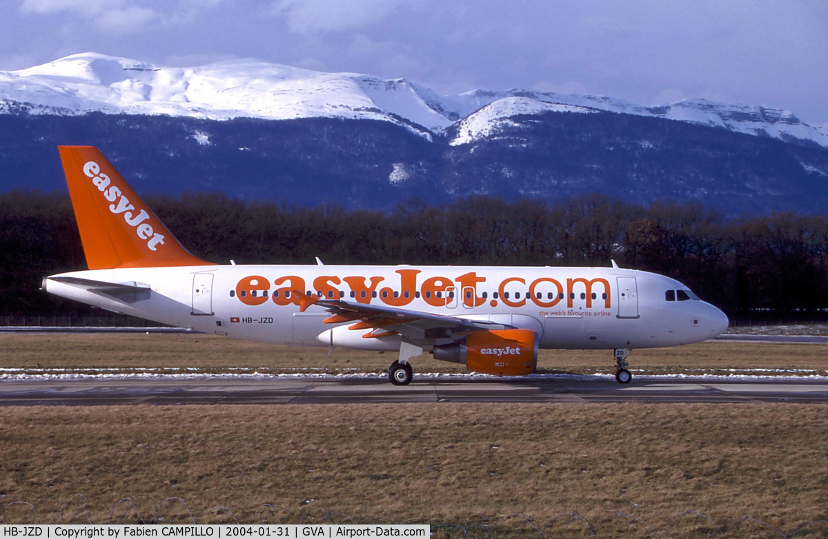 HB-JZD, 2003 Airbus A319-111 C/N 2053, EasyJet