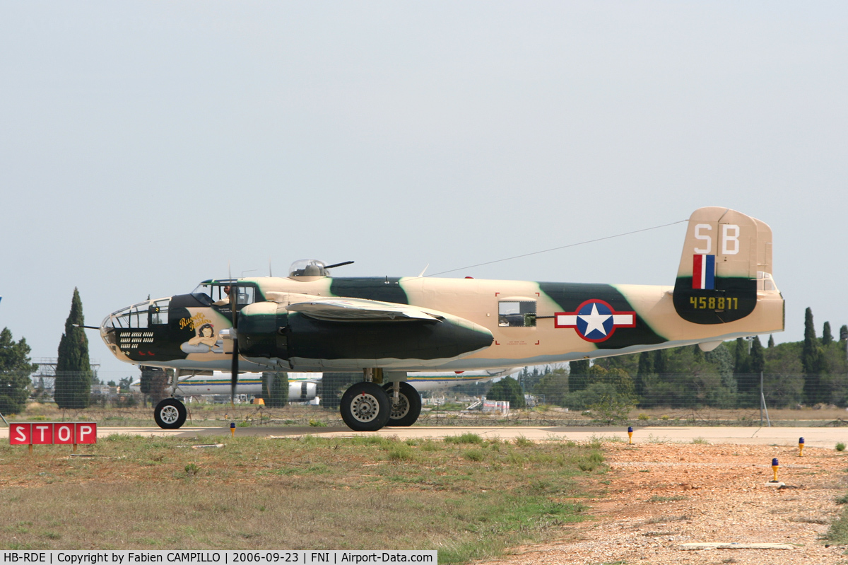 HB-RDE, 1945 North American B-25J Mitchell Mitchell C/N 108-47562, 108-47662