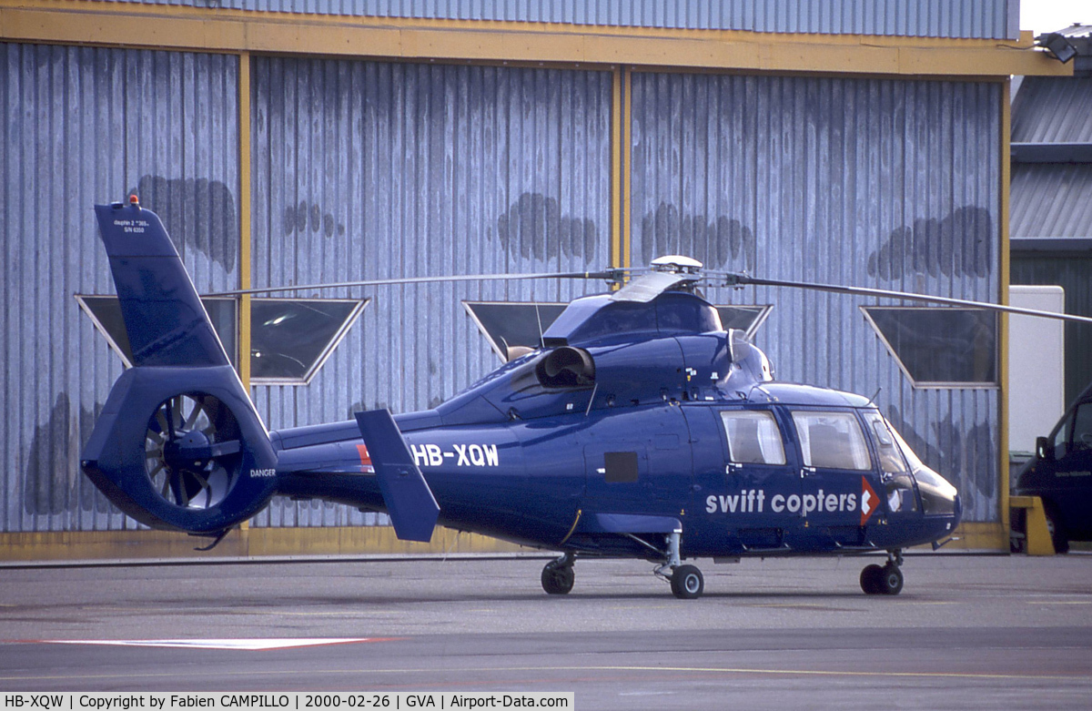 HB-XQW, 1990 Aérospatiale AS-365N-2 Dauphin C/N 6350, SA-365N1 Dauphin 2 6350