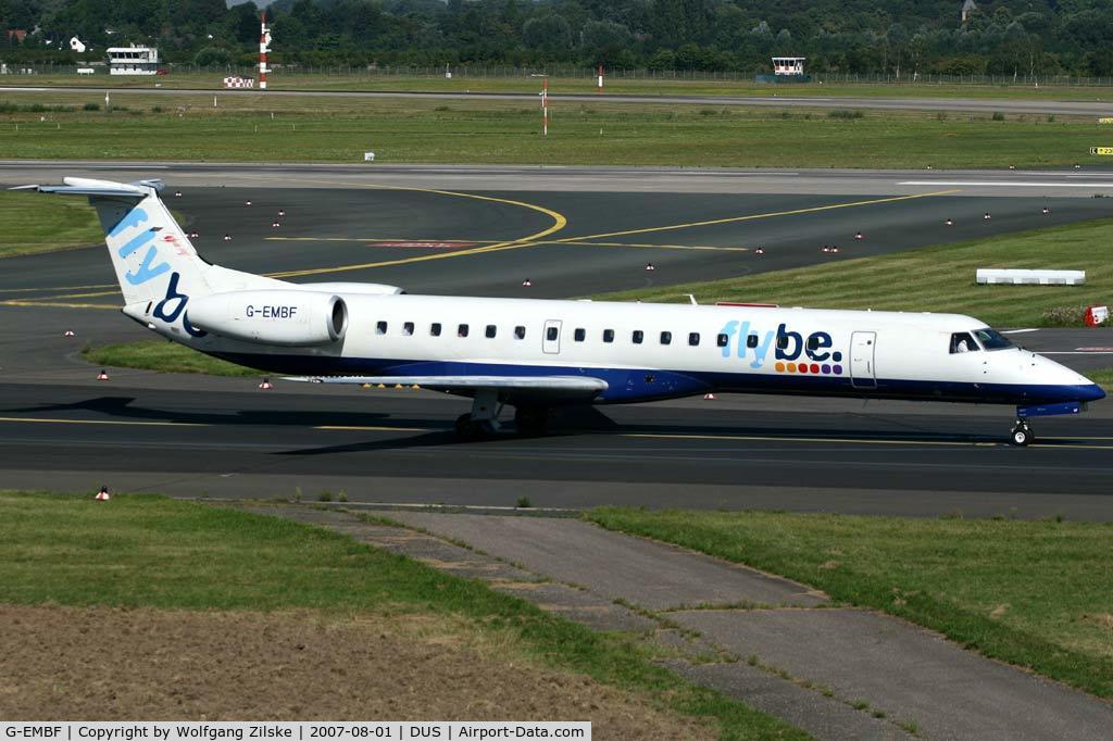 G-EMBF, 1998 Embraer EMB-145EU (ERJ-145EU) C/N 145088, visitor