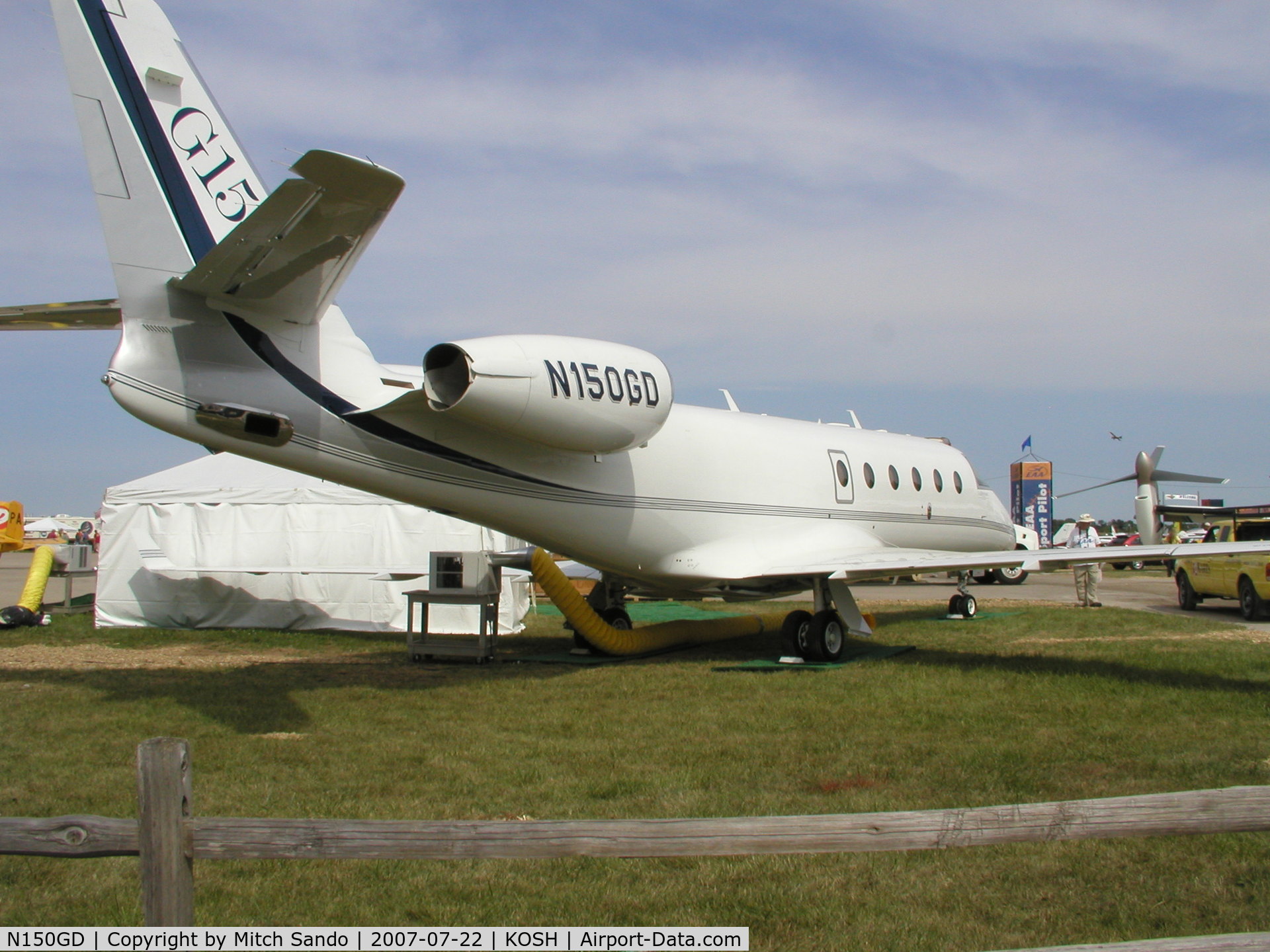 N150GD, 2008 IAI Gulfstream G150 C/N 256, EAA AirVenture 2007.