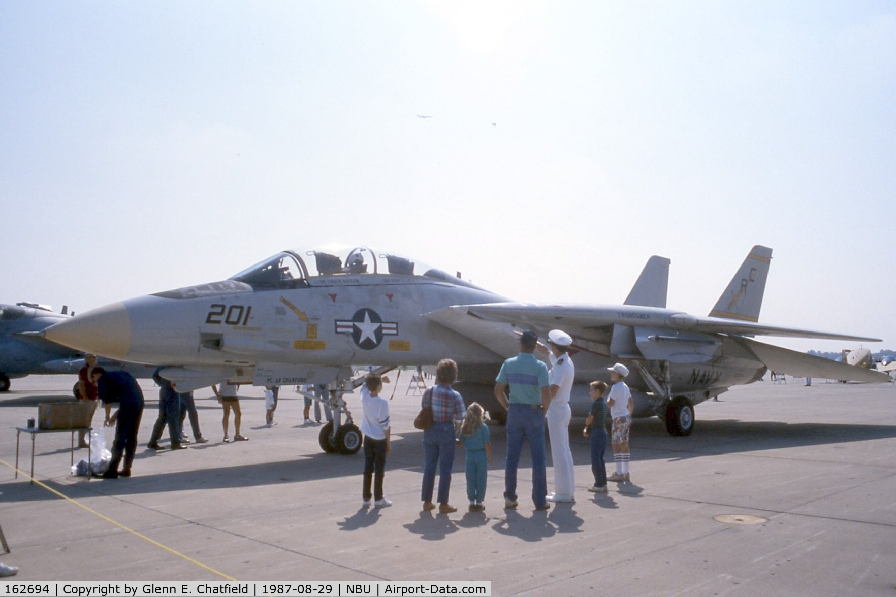 162694, Grumman F-14A-140-GR C/N 540, F-14A at the open house, became F-14B