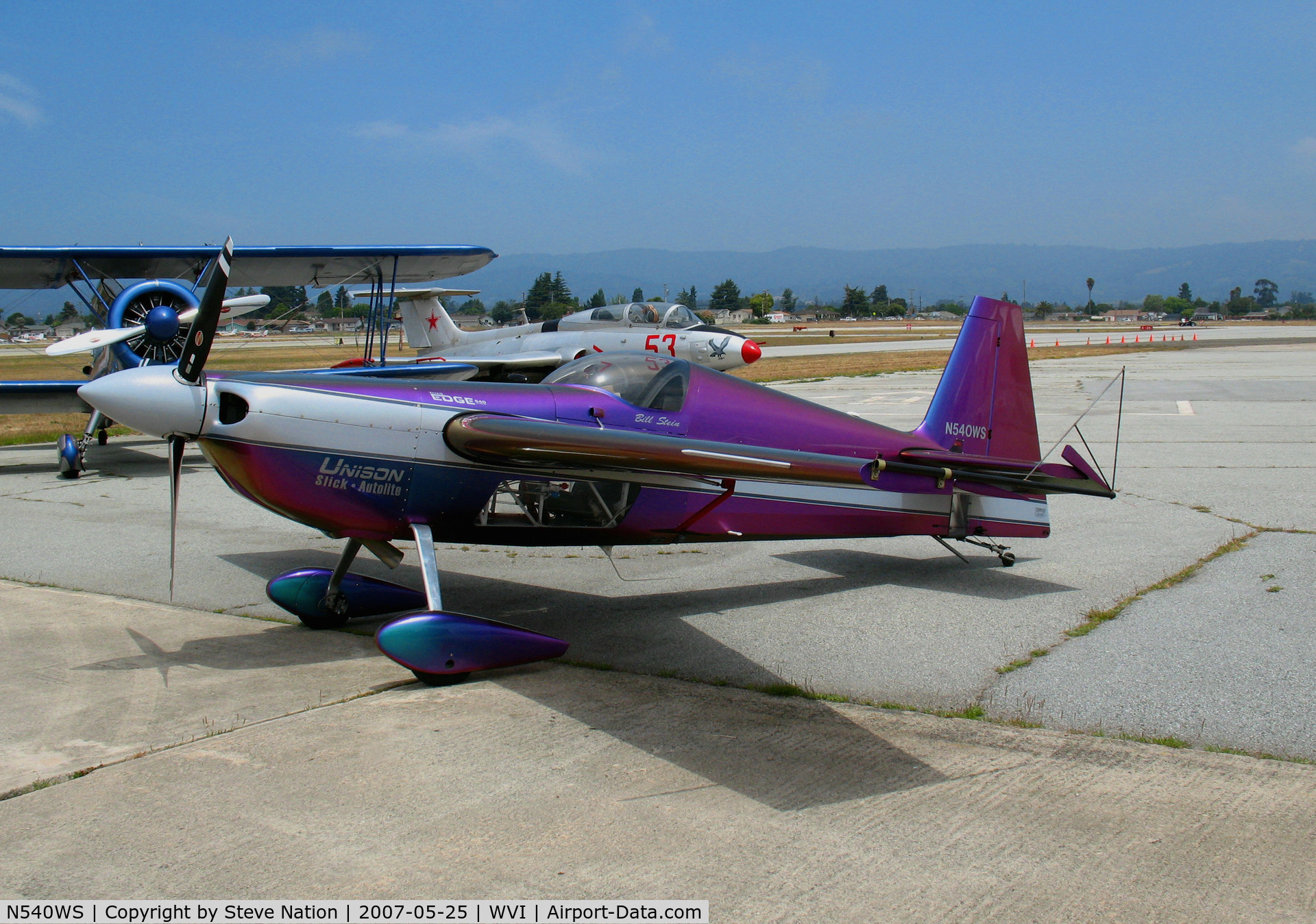 N540WS, 2002 Zivko Edge 540 C/N 0032, Bill Stein Aerosports/UNISON 2002 Zivko Aeronautics Inc EDGE 540 @ Watsonville, CA airshow