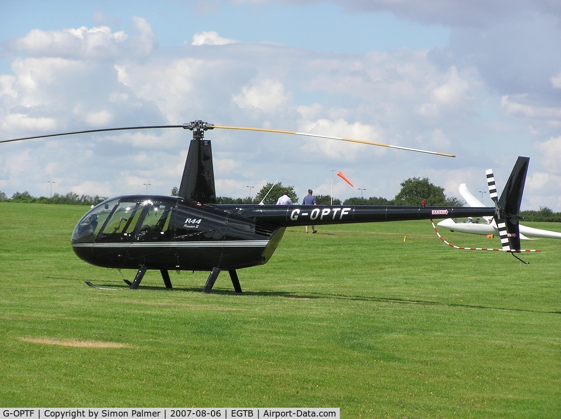G-OPTF, 2003 Robinson R44 Raven II C/N 10235, R44 at Booker