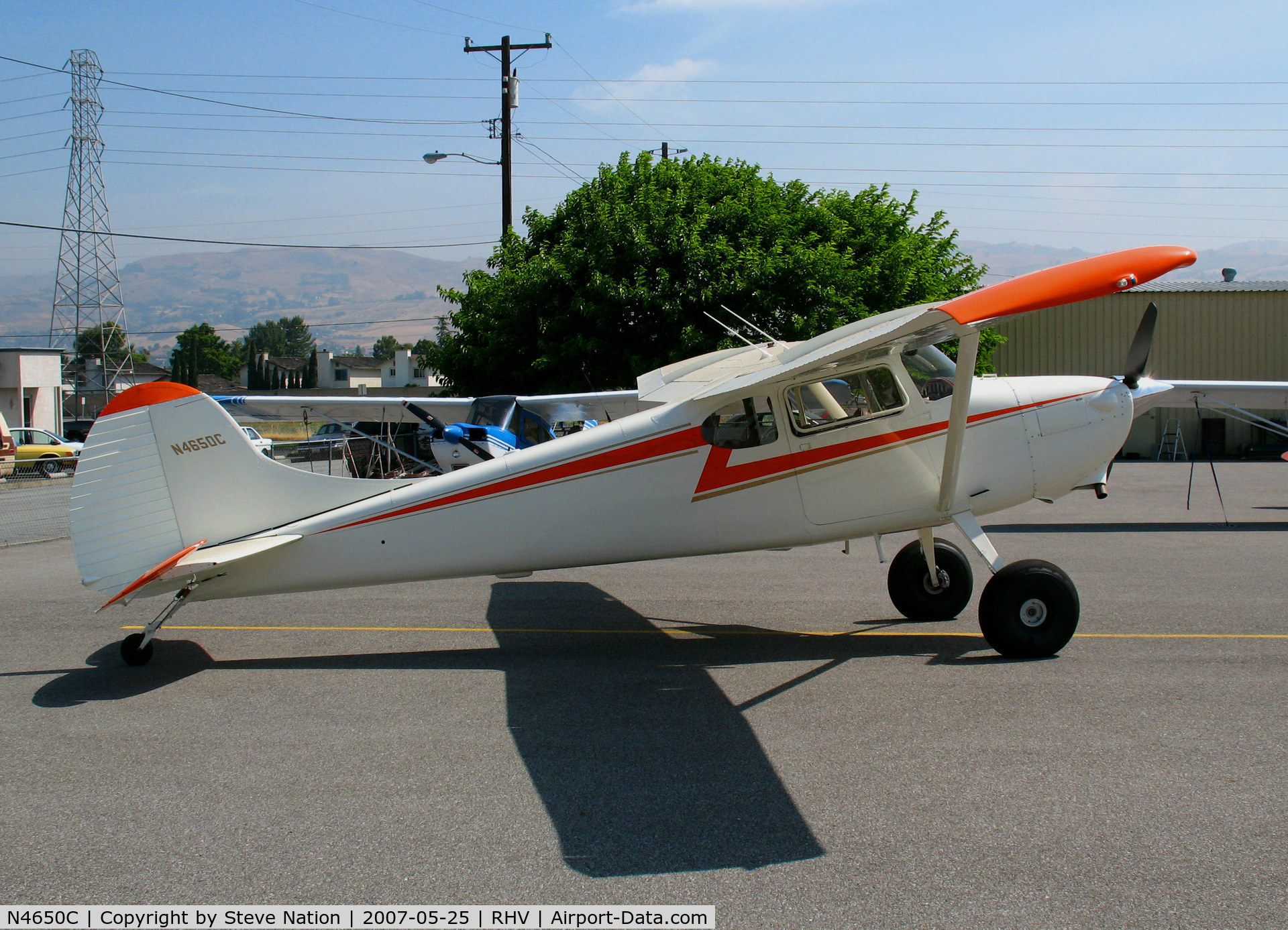 N4650C, 1953 Cessna 170B C/N 25594, 1953 Cessna 170B with big tires @ Reid-Hillview Airport, CA