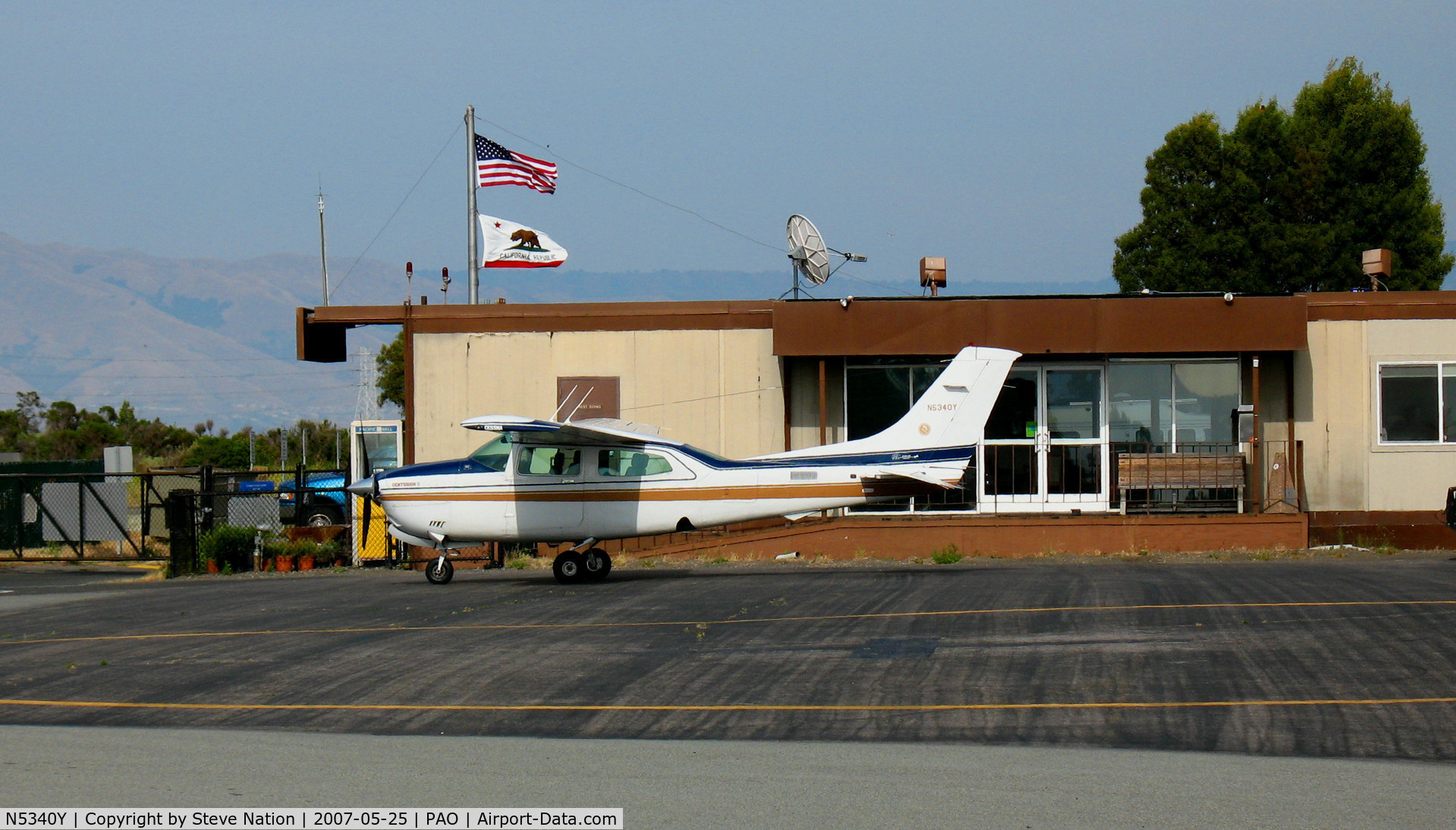 N5340Y, 1980 Cessna T210N Turbo Centurion C/N 21064173, Atkin Air 1980 Cessna T210N visiting @ Palo Alto, CA