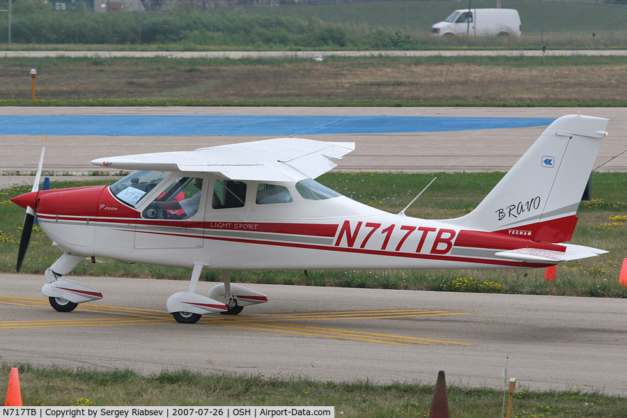N717TB, 2007 Tecnam P-2004 Bravo C/N 095, EAA AirVenture 2007