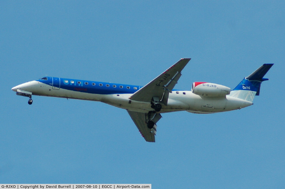 G-RJXO, 2000 Embraer ERJ-145MP (EMB-145MP) C/N 145339, BMI - Landing