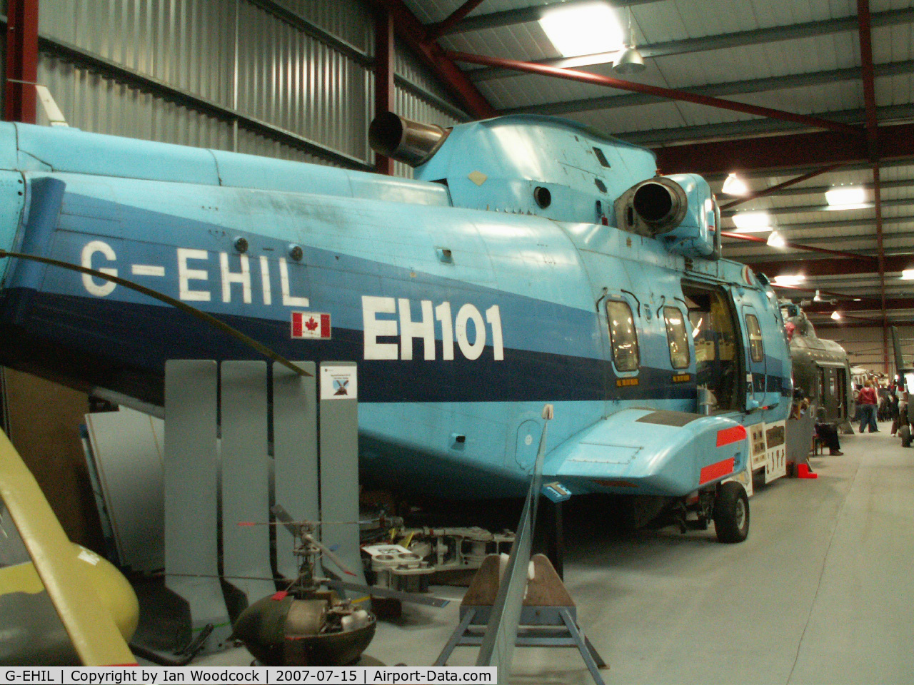 G-EHIL, 1987 AgustaWestland EH-101 C/N 50003/PP3, Agusta Westland EH-101/IHM Weston-Super Mare