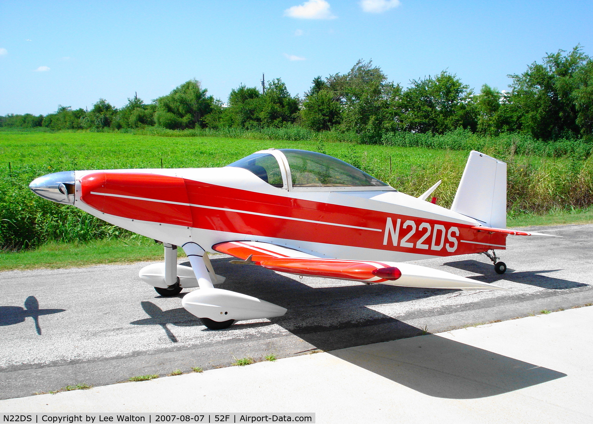 N22DS, 1975 Thorp T-18 Tiger C/N 589, N22DS 08/2007