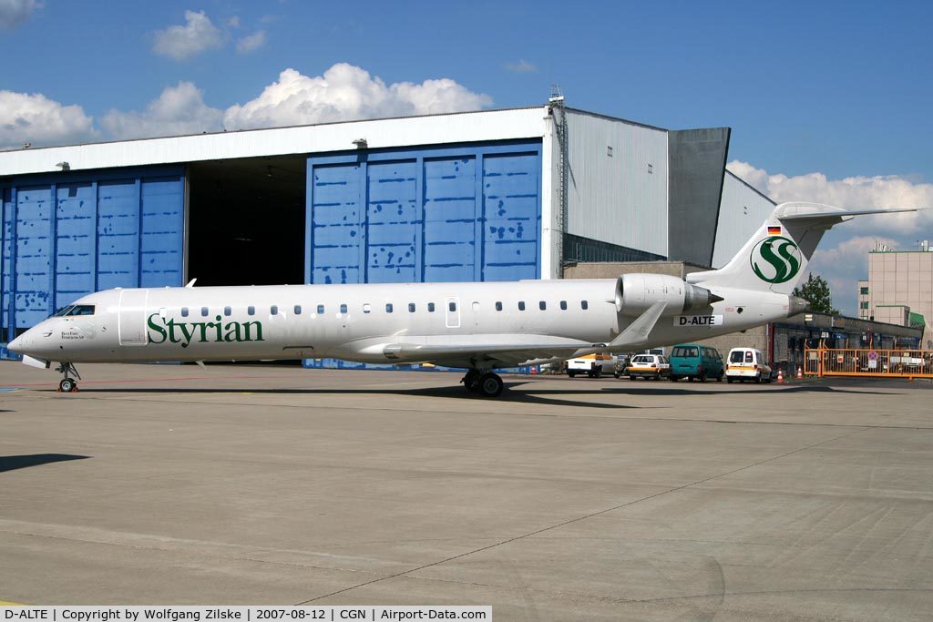 D-ALTE, Bombardier CRJ-702 (CL-600-2C10) Regional Jet C/N 10217, visitor