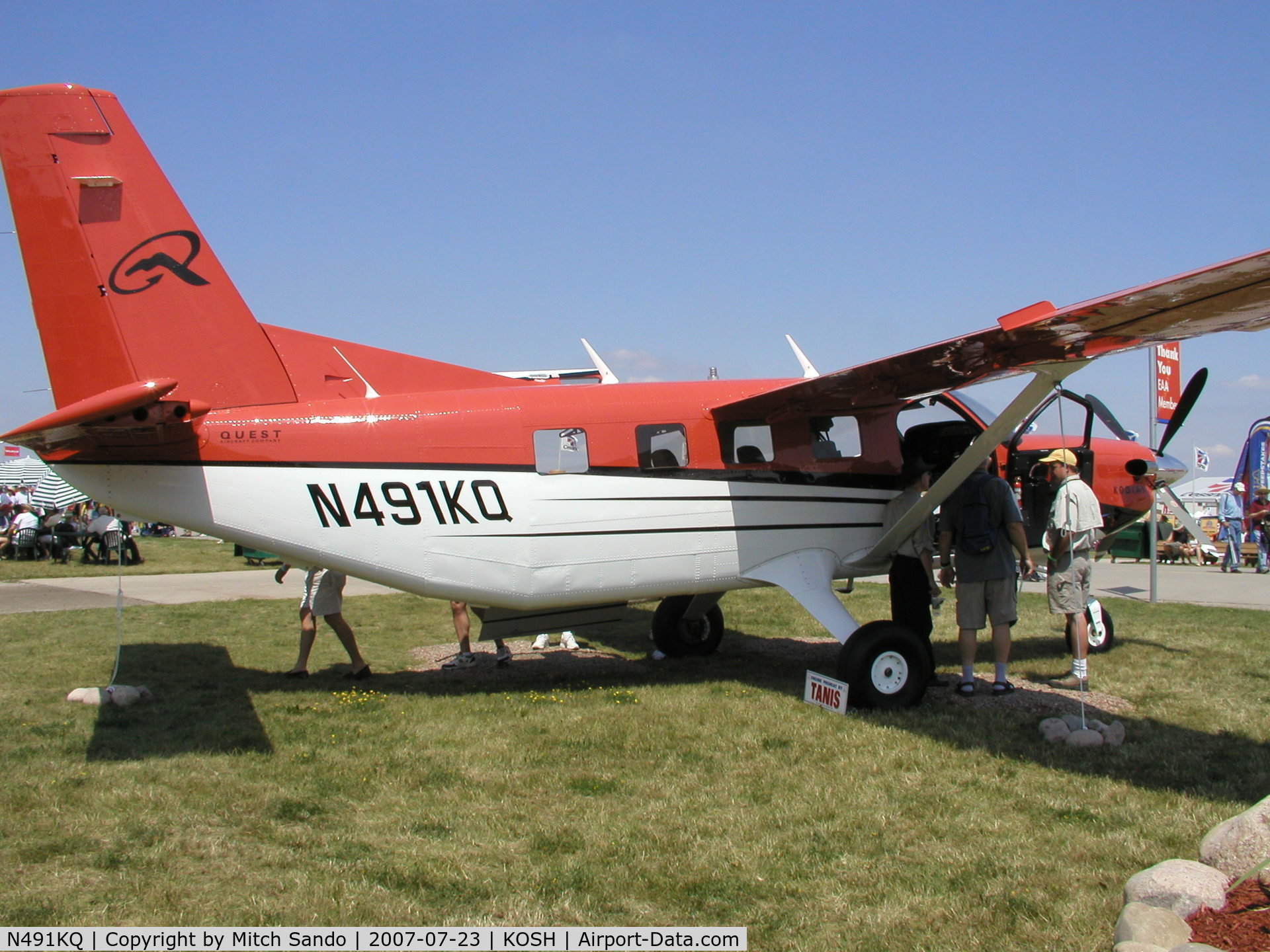 N491KQ, 2007 Quest Kodiak 100 C/N 100-0001, EAA AirVenture 2007.