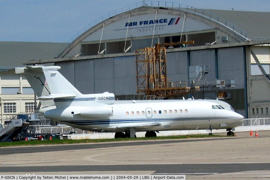 F-GSCN, 1990 Dassault Falcon 900 C/N 62, At Le Bourget