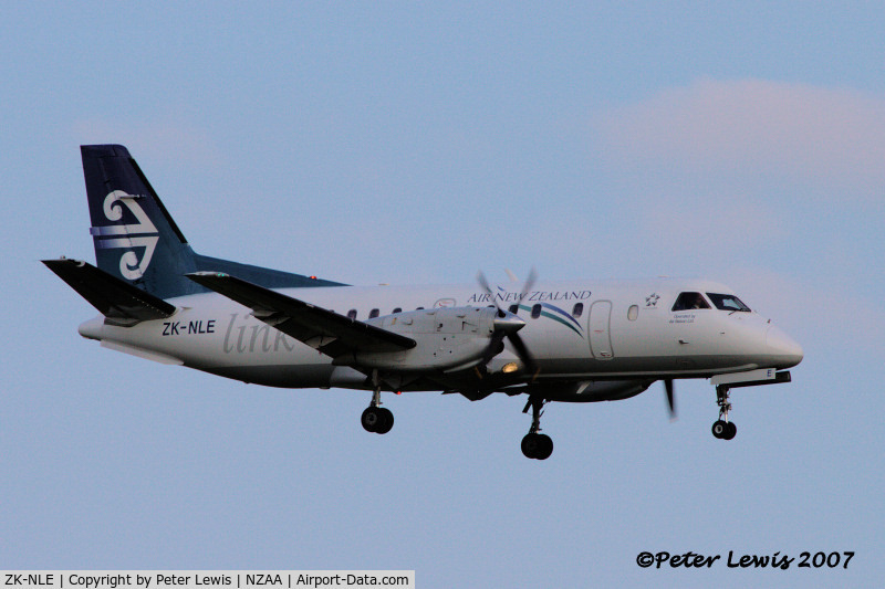 ZK-NLE, 1986 Saab 340A C/N 340A-067, Air Nelson, for Air New Zealand
