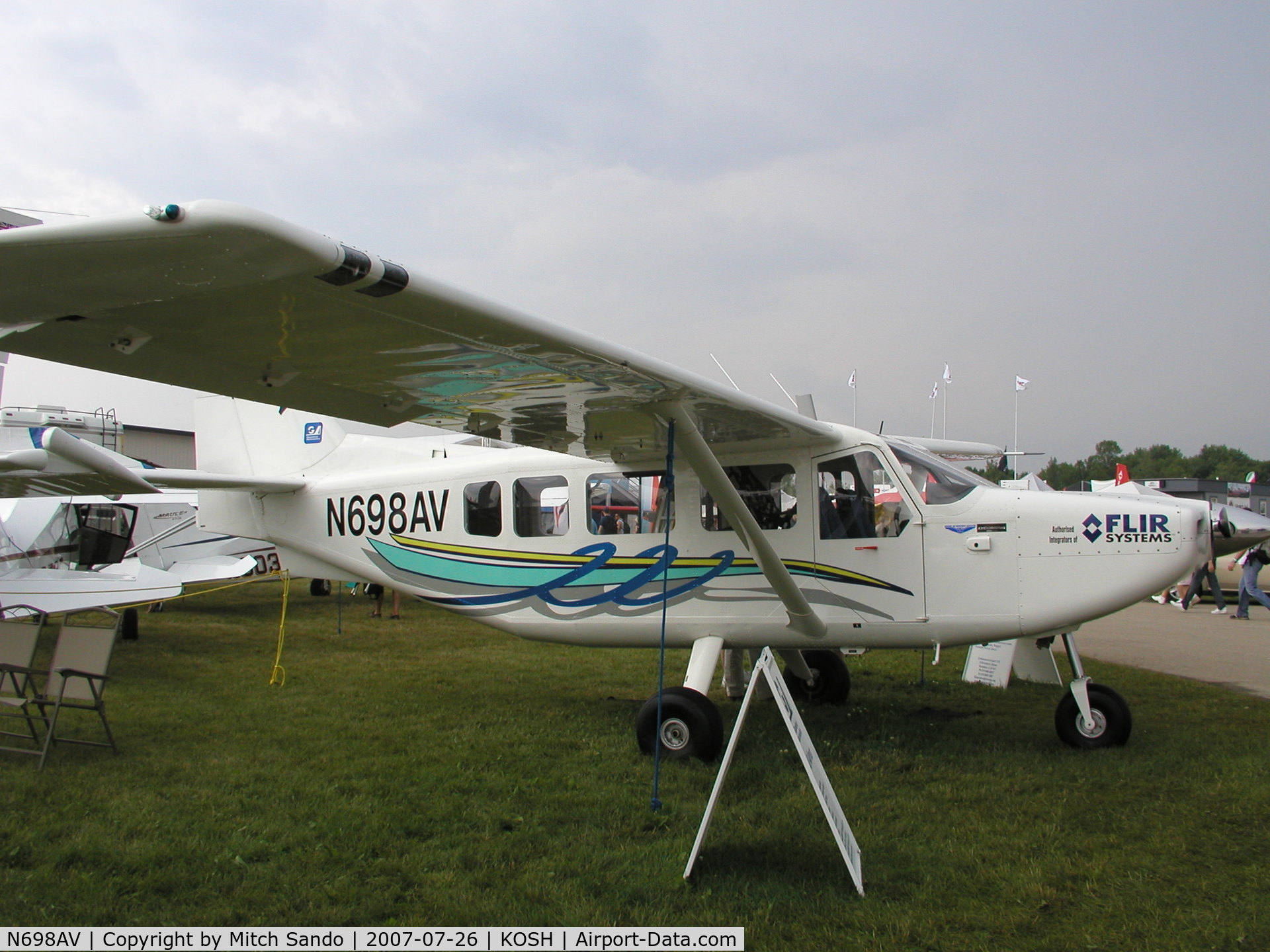 N698AV, 2006 Gippsland GA-8 Airvan C/N GA8-06-098, EAA AirVenture 2007.