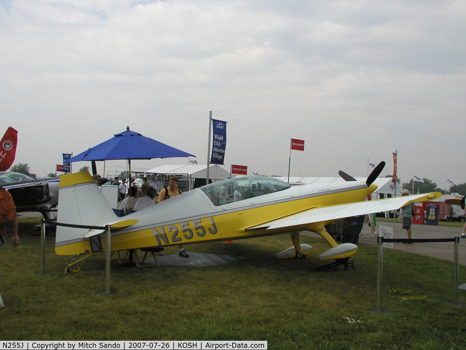 N255J, 2007 Extra EA-300/L C/N 1255, EAA AirVenture 2007.