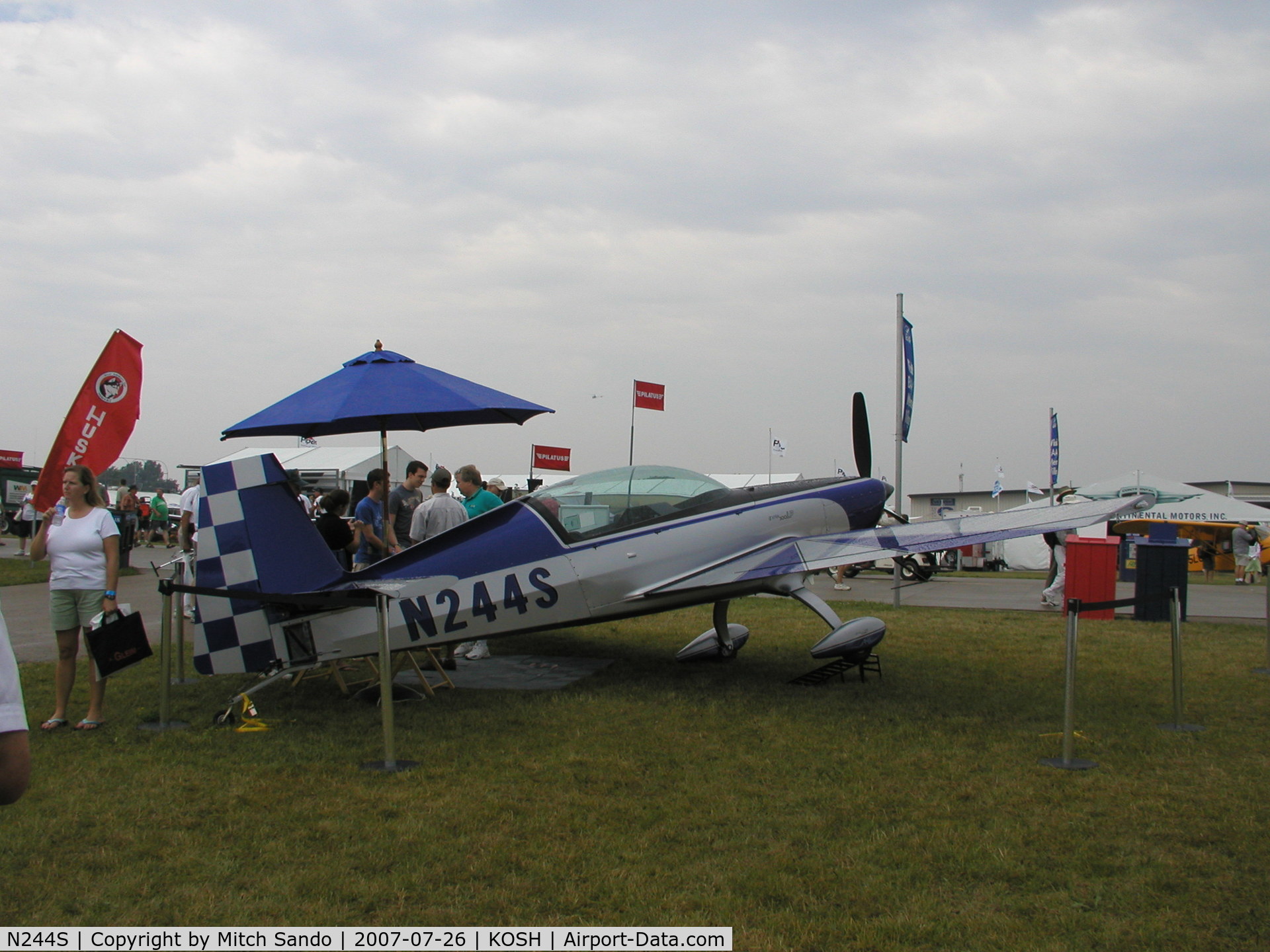 N244S, 2006 Extra EA-300/L C/N 1244, EAA AirVenture 2007.