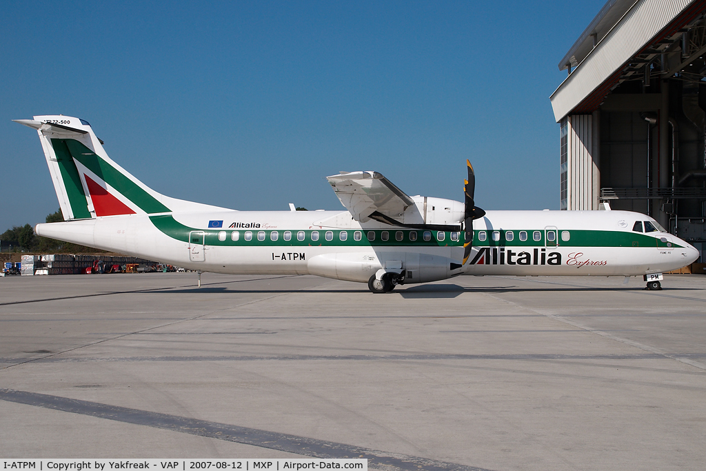 I-ATPM, 2003 ATR 72-212A C/N 705, Alitalia ATR72