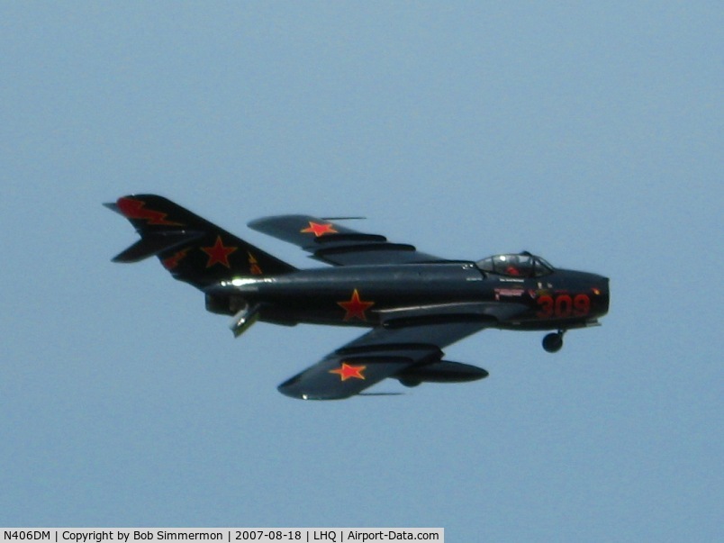 N406DM, 1957 Mikoyan-Gurevich MiG-17T C/N 0613, Wings of Victory Airshow - Lancaster, OH