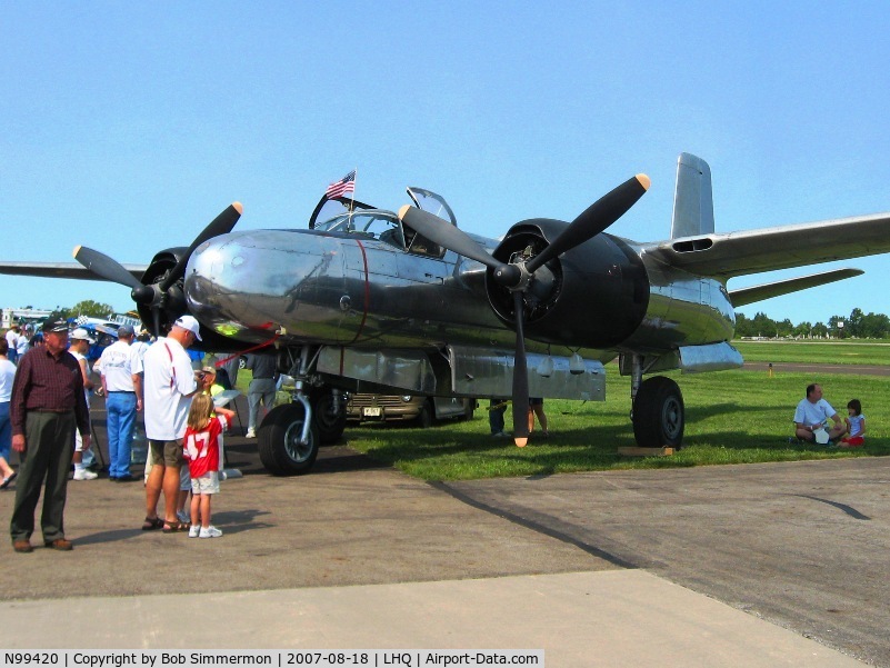 N99420, 1944 Douglas B-26B Invader C/N 27383, Wings of Victory Airshow - Lancaster, OH