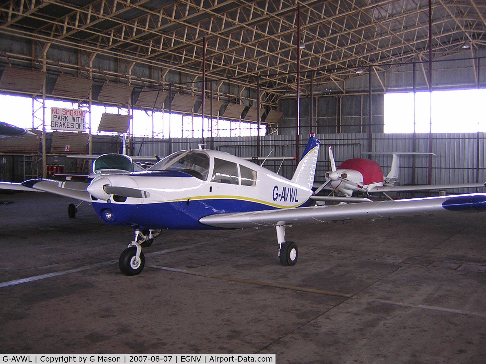 G-AVWL, 1967 Piper PA-28-140 Cherokee C/N 28-24000, Front and left side