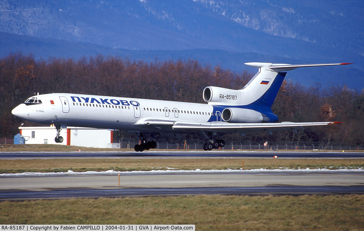 RA-85187, 1992 Tupolev Tu-154M C/N 92A919, Pulkovo