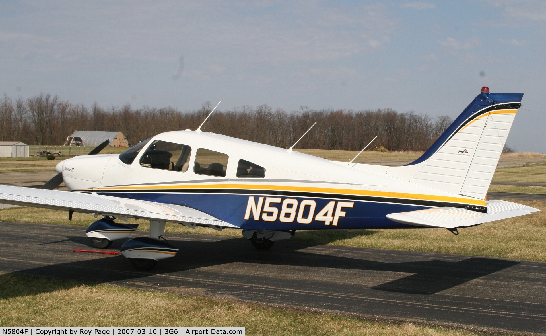 N5804F, 1976 Piper PA-28-181 C/N 28-7790134, N5804F was stripped and painted Feb 2007
