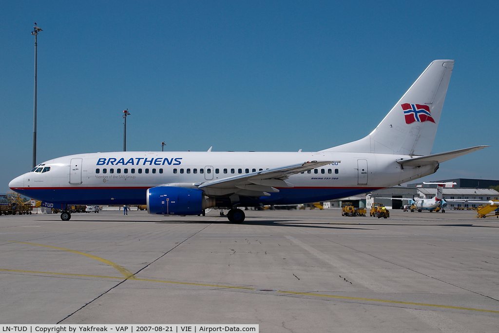 LN-TUD, 1998 Boeing 737-705 C/N 28217, Braathens Boeing 737-700
